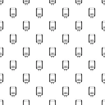 Digital panel boiler pattern seamless vector Illustrazione stock