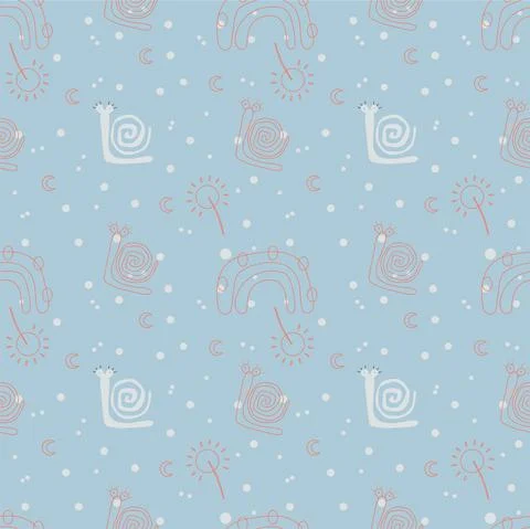 Digital paper packaging Forest animals - Seamless pattern of forests, animals Stock Illustration