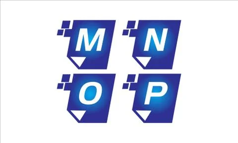 Digital Paper Template Set 스톡 일러스트