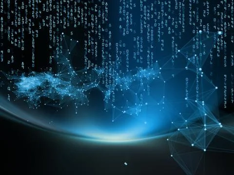 Digital Paradigms of Computing Stock-Illustration