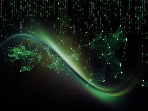 Digital Paradigms of Computing Ilustração Stock