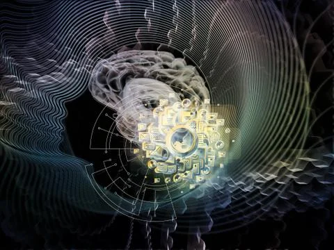 Digital Paradigms of the Mind Stock-Illustration