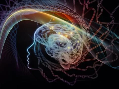 Digital Paradigms of the Mind Stock-Illustration