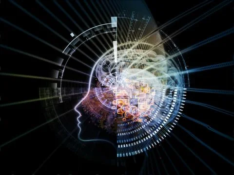 Digital Paradigms of the Mind 库存插图