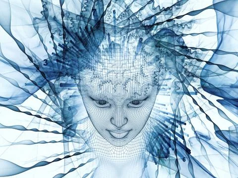 Digital Paradigms of the Mind Illustrazione stock