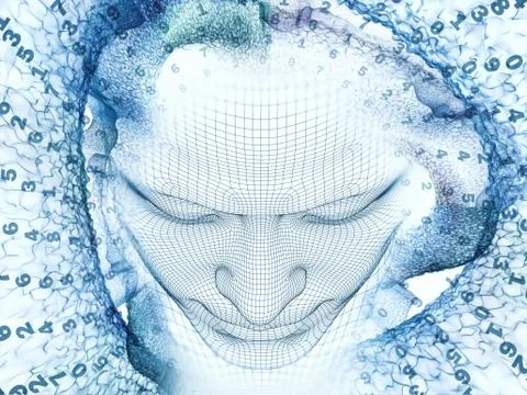 Digital Paradigms of the Mind Stock Illustration