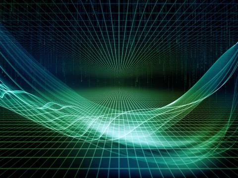 Digital Paradigms of the Virtual World Stock-Illustration