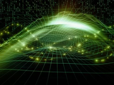 Digital Paradigms of the Virtual World Stock-Illustration