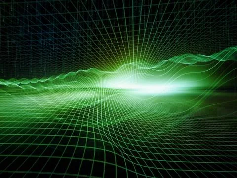 Digital Paradigms of the Virtual World Stock-Illustration