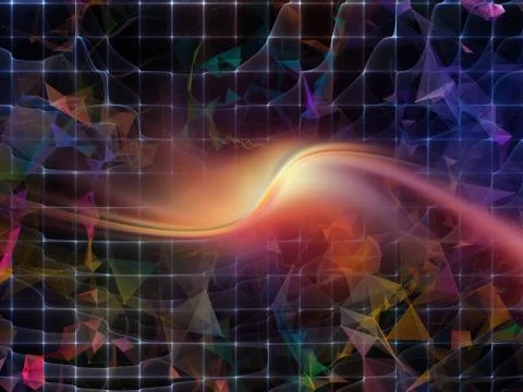 Digital Paradigms of Virtual World Stock Illustration