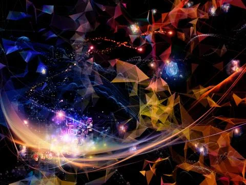 Digital Paradigms of Virtual World イラスト素材