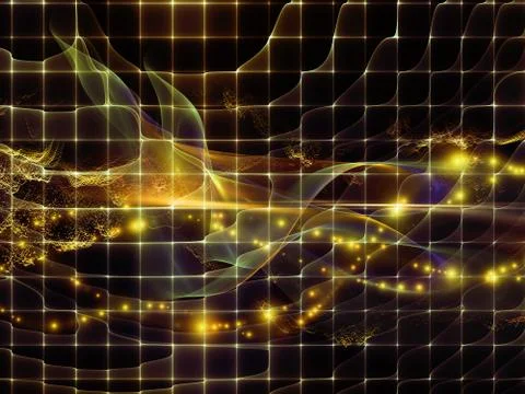 Digital Paradigms of Virtual World Stock-Illustration