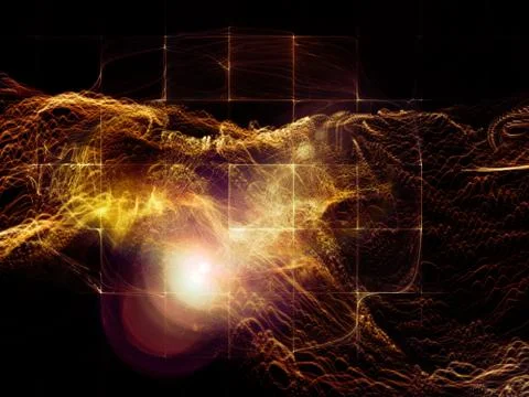 Digital Paradigms of Virtual World Stock-Illustration