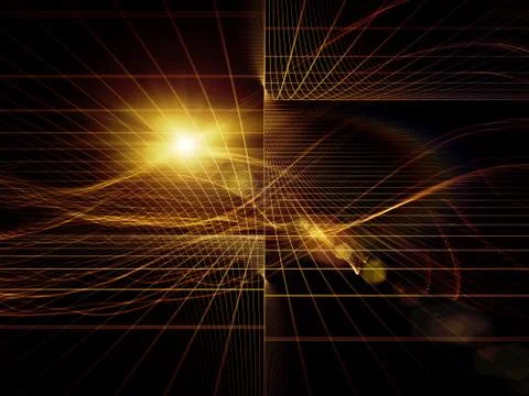 Digital Paradigms of Virtual World Stock-Illustration