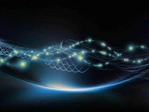 Digital Paradigms of Virtual World Stock-Illustration