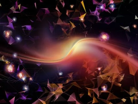 Digital Paradigms of Virtual World Stock-Illustration