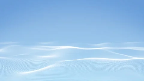 Digital Paradise Celestial Expanse Gentle Blue Waves, Bright White Wave Sur.. 스톡 동영상 333197783