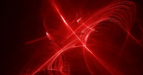 Digital Particle Animation of Light Effects Stock Footage 61265972