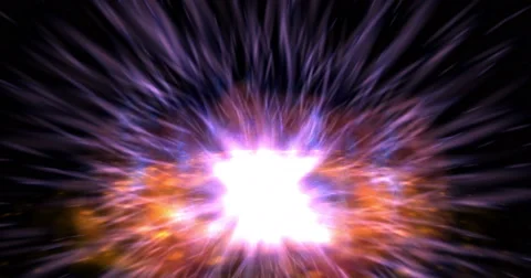 Digital Particle Animation of a magic Scene Stock Footage 61464902