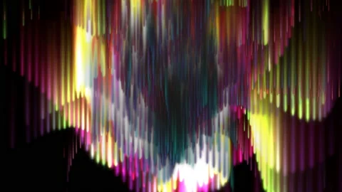 Digital particle animation of moving lights Stock-Footage 132464201