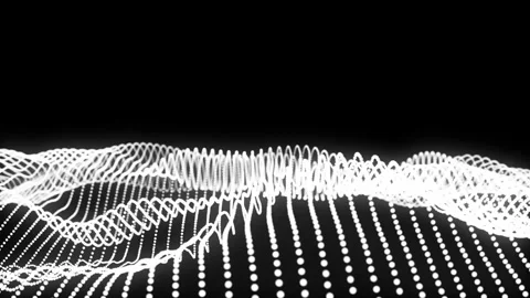 Digital particle background animation. Stock Footage 332701027