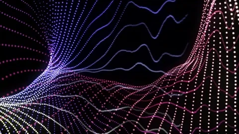 Digital particle background animation. Stock Footage 332701059