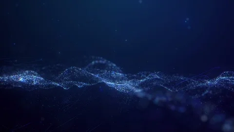 Digital particle background loop animati... | Stock Video | Pond5