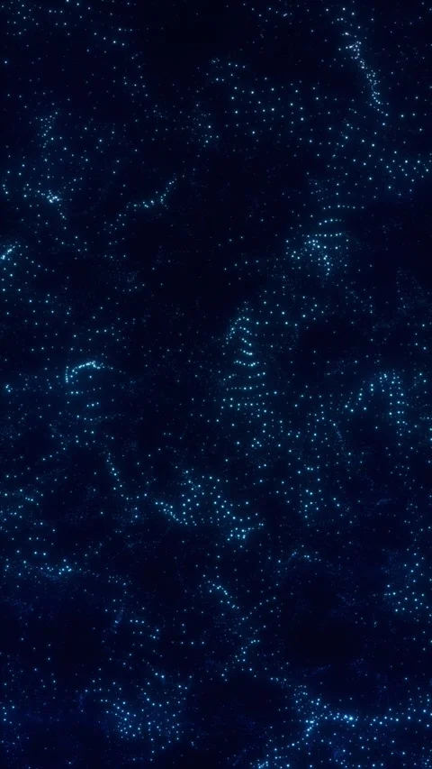 Digital Particle Flow Stock Footage 312078098