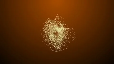 Digital particle for head up display background.abstract background. Stock Footage 84712683