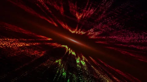 Digital Particle Landscape Animation 動画素材 316050121