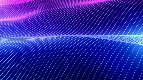 Digital particle mesh technology background Video stock 129389006