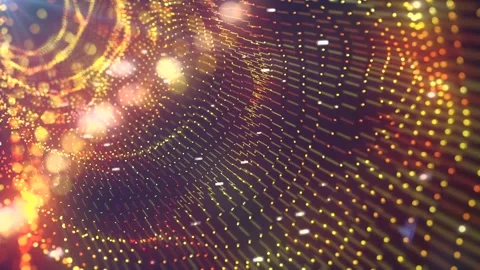 Digital Particle Tunnel. Video stock 296742799