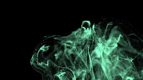  digital particle wave and lights background Stock Footage 242243310