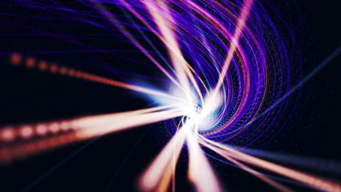 Digital particles 4 動画素材 133667371