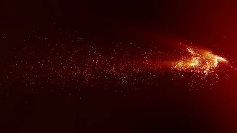 Digital Particles Flow Stock Footage 72178069