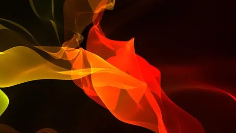 Digital particles wave flow, Digital cyberspace abstract background Stock Illustration