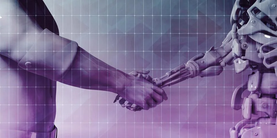 Digital Partnership Stock Illustration