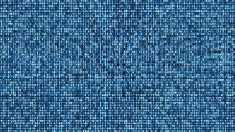 Digital password scrolling technology background Stock Footage 196533094