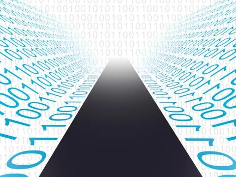 Digital Path Meaning Hi Tech And Data Stockillustratie