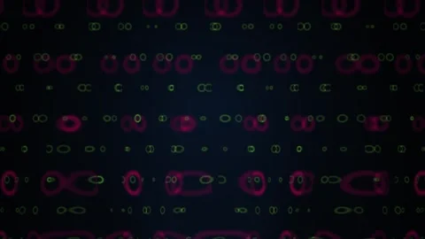 Digital Pattern of Colorful Symbols. Stock Footage 334681835