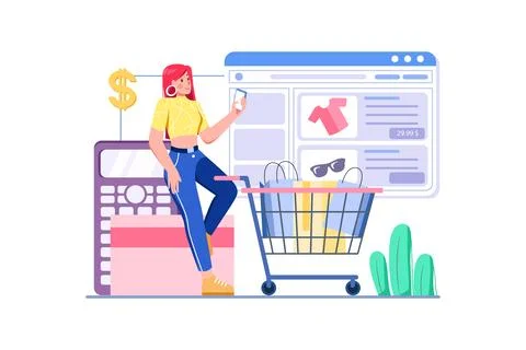 Digital Payment Stock Illustration