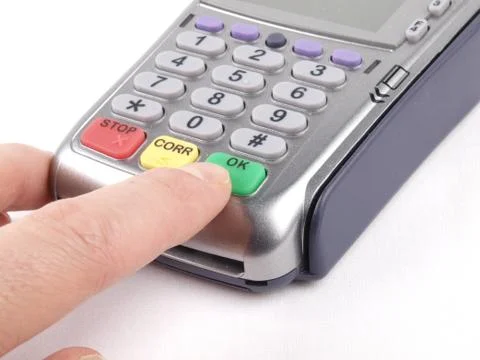 Digital payment method Stock Photos