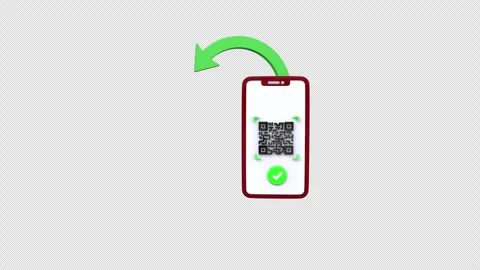 Digital payment via smartphone QR code scanning, replacing cash transaction.. Stock Footage 304510301