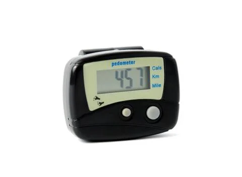 Digital pedometer Stock Photos