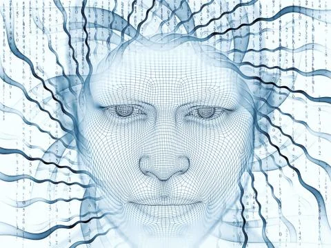 Digital Perspectives of the Mind イラスト素材