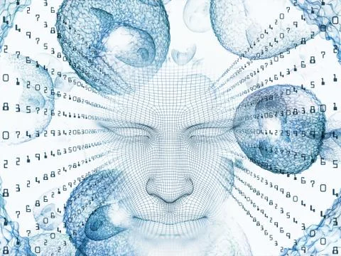 Digital Perspectives of the Mind イラスト素材