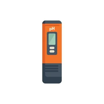Digital ph meter measuring acidity and alkalinity levels Stock Illustration