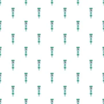 Digital ph meter seamless pattern repeating background イラスト素材
