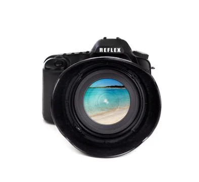 Digital photo camera Stock Illustration