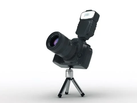 Digital photo camera Stock Illustration